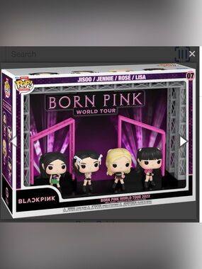 2024 Ltd Ed Blackpink Born Pink World Tour 2022 Jisoo,Jennie,Rose,Lisa Funko Pop